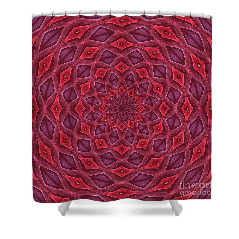 Fractal Tile Shower Curtain featuring the digital art Jack-K12-03122019-8 by Doug Morgan