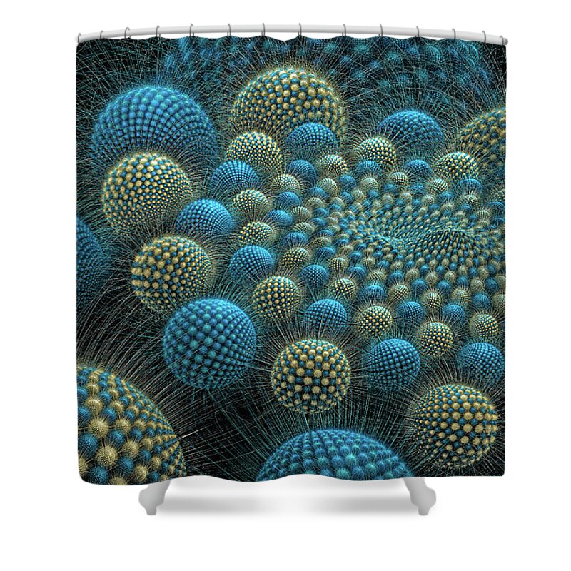  Shower Curtain featuring the digital art Job by Missy Gainer