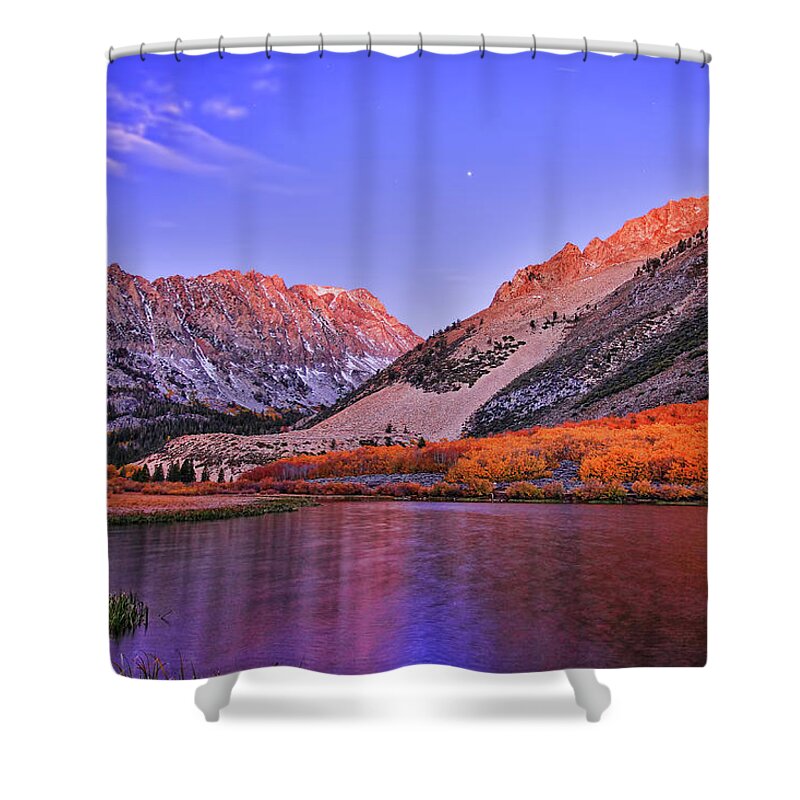 Scenics Shower Curtain featuring the photograph Jupiter Above North Lake by David Toussaint