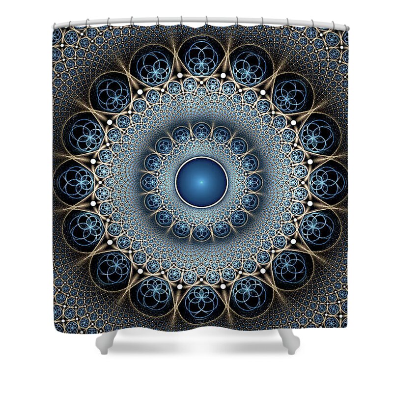  Shower Curtain featuring the digital art Kings by Missy Gainer