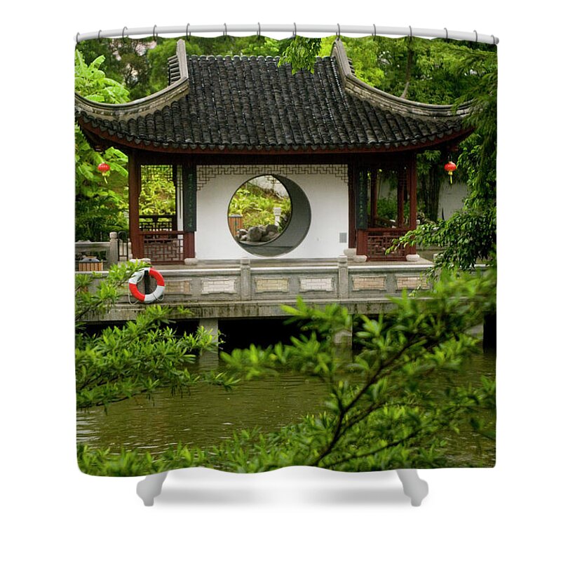 Outdoors Shower Curtain featuring the photograph Kowloon Walled City Park by Lonely Planet
