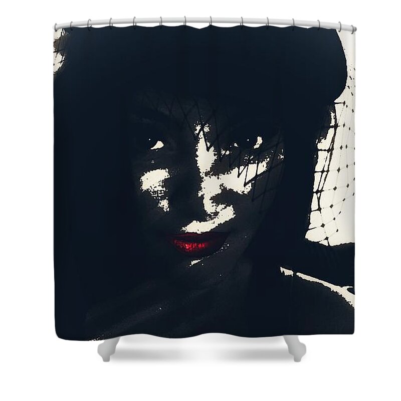 Woman Shower Curtain featuring the photograph La Mujer by Veronica Perez