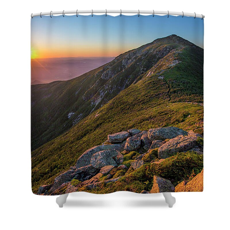 Lafayette Shower Curtain featuring the photograph Lafayette Sunset by White Mountain Images
