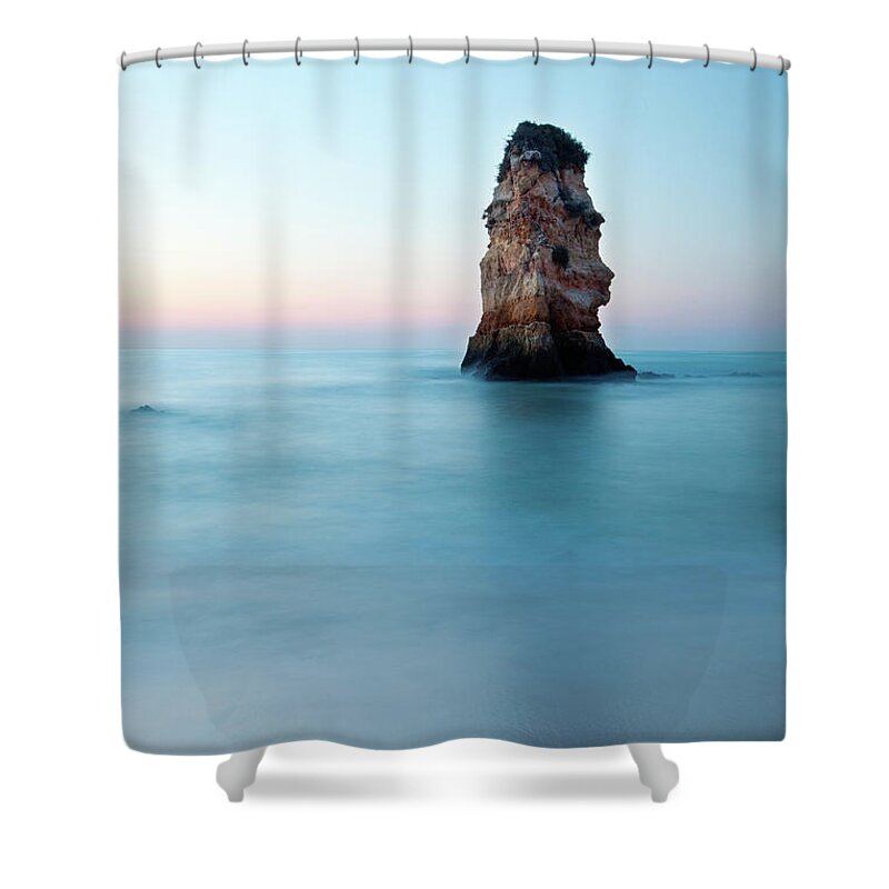 Algarve Shower Curtain featuring the photograph Lagos Portugal by M Swiet Productions