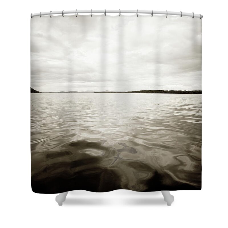 Scenics Shower Curtain featuring the photograph Lake Champlain by Chris Hackett
