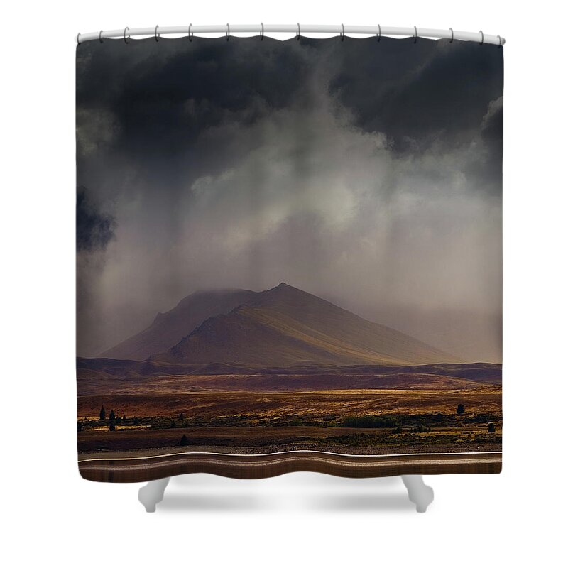Scenics Shower Curtain featuring the photograph Lake Tekapo by Marc Princivalle For Imagesconcept.com