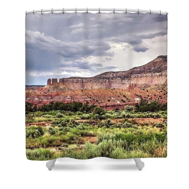 Photographs Shower Curtain featuring the photograph Land Of Enchantment, New Mexico, HDR by Felix Lai