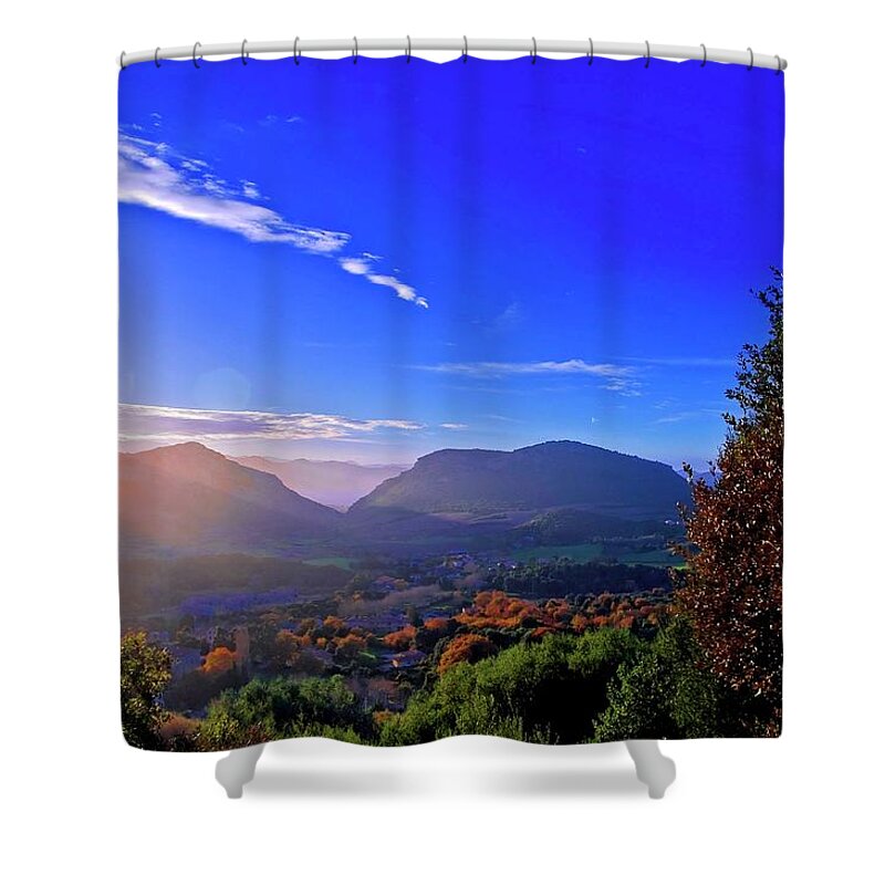 Scenics Shower Curtain featuring the photograph Landscape by Fcremona