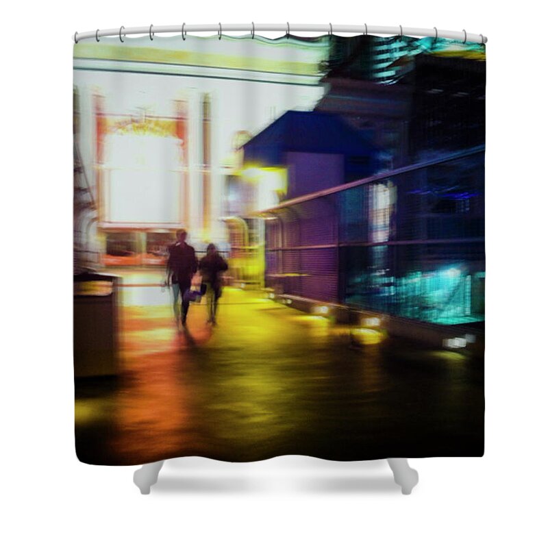 Couple Shower Curtain featuring the photograph Last Ones Home by Alex Lapidus