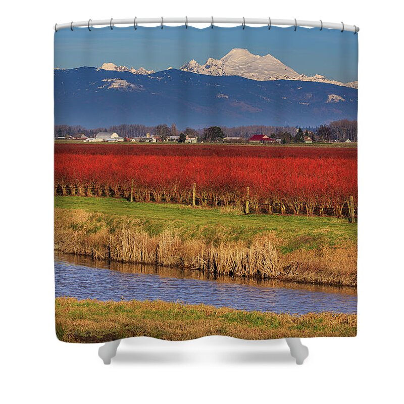 Landscape Shower Curtain featuring the photograph Layer Cake by Briand Sanderson