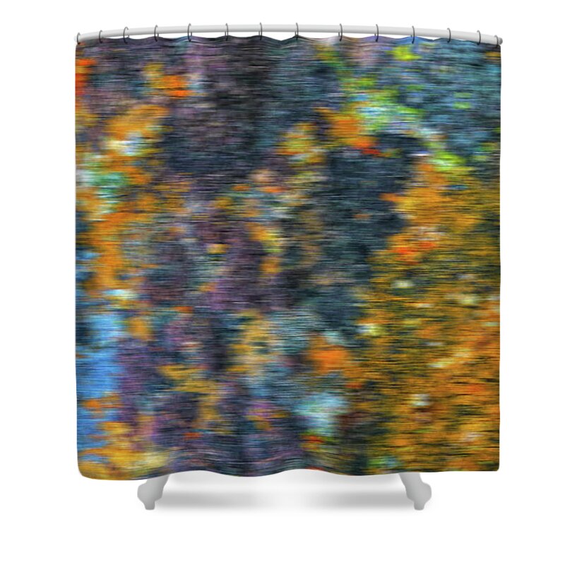 Lichen Shower Curtain featuring the photograph Lichen Abstract #1 by Jonathan Thompson