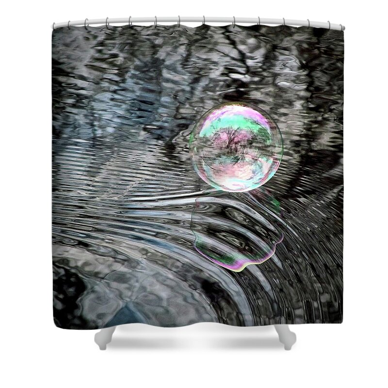 Water Shower Curtain featuring the photograph Life is a journey by Zeitlin Giffen