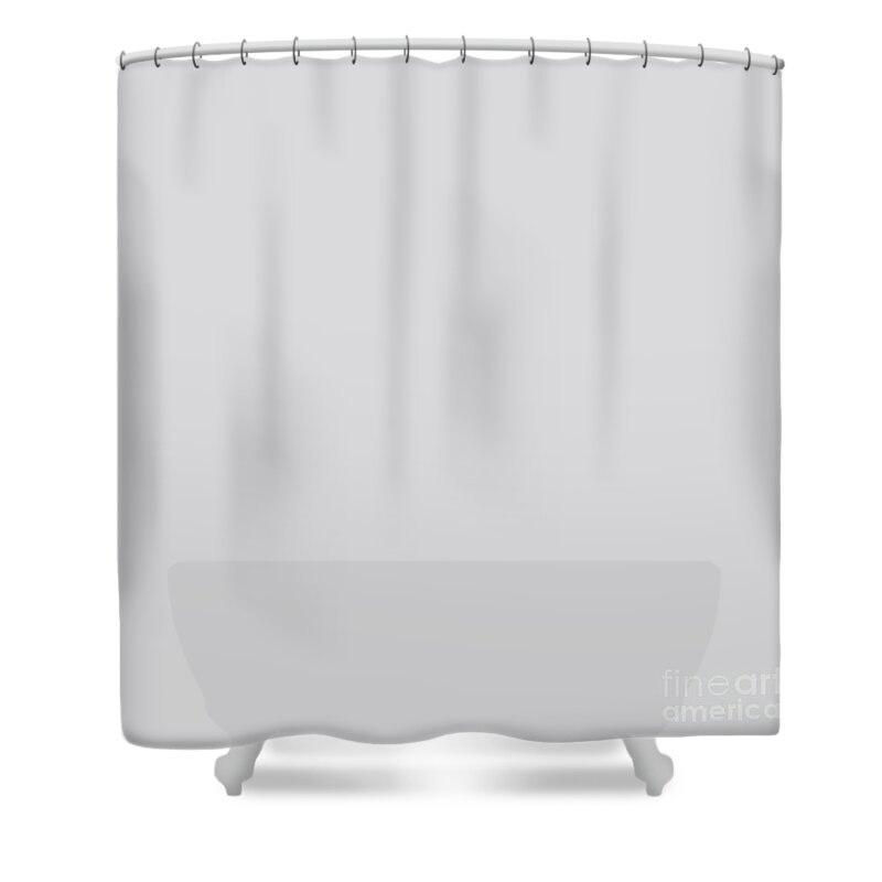 Gray Shower Curtain featuring the digital art Light Gray Grey by Delynn Addams for Interior Home Decor by Delynn Addams