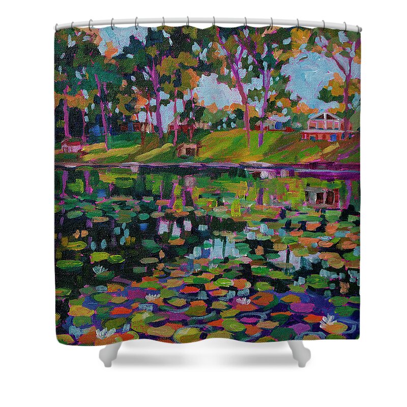Michigan Lily Shower Curtains