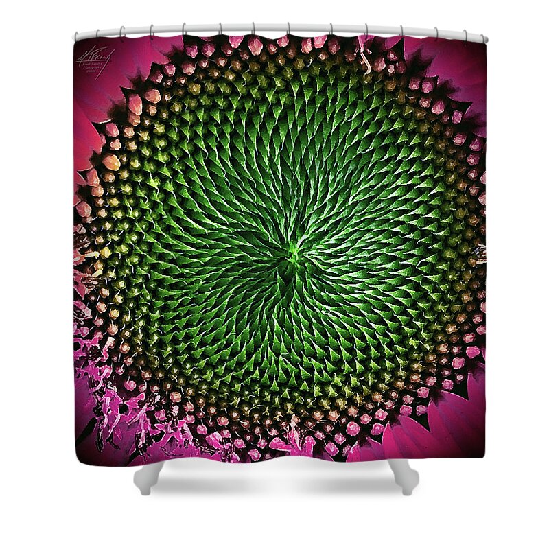 Abstract Shower Curtain featuring the photograph Little Shop of Horrors by Michael Frank