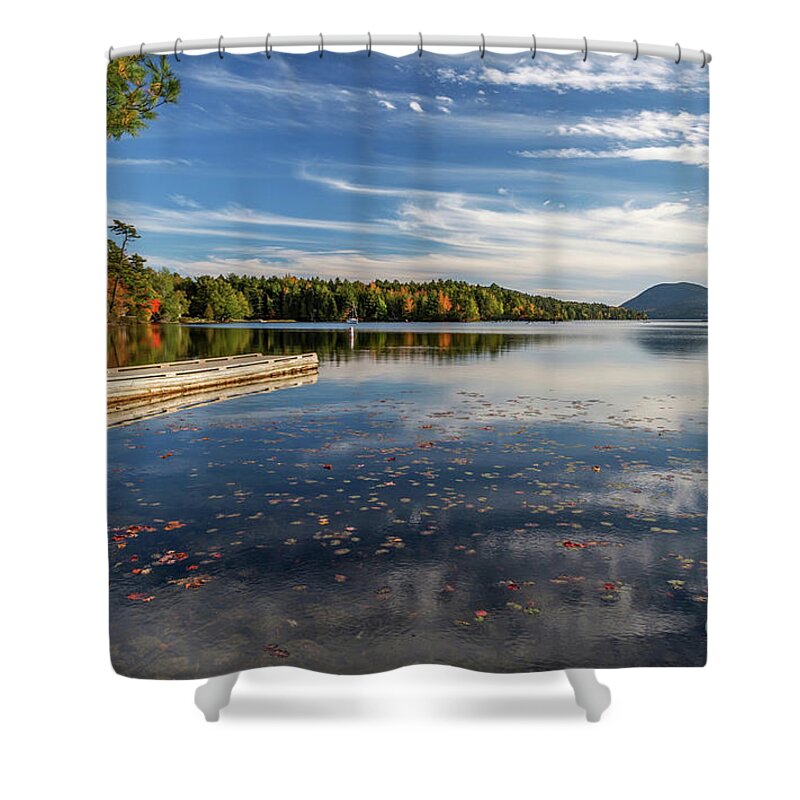 Maine Shower Curtain featuring the photograph Looking Out by Karin Pinkham