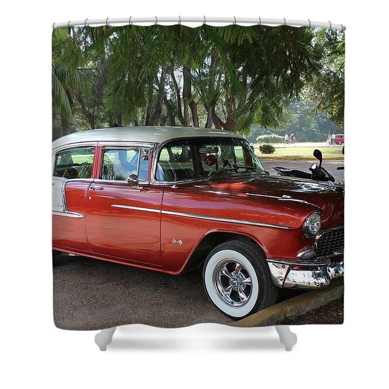 Cuba Shower Curtain featuring the photograph Lost in TIme by Ruth Kamenev