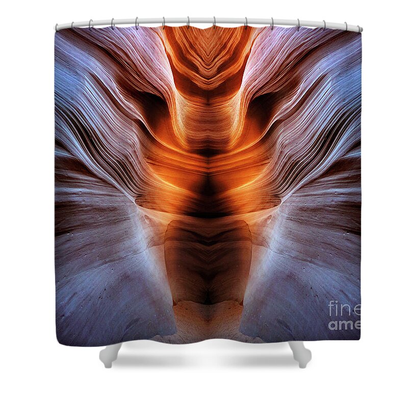America Shower Curtain featuring the photograph Luminous Canyon by Martin Konopacki