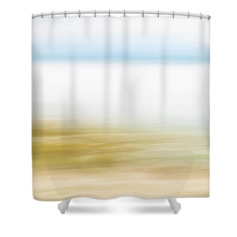Abstract Shower Curtain featuring the photograph Luskentyre by Adam West