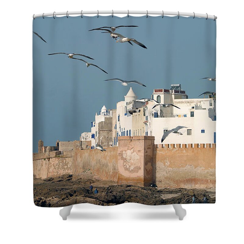 Agadir Shower Curtain featuring the photograph Magic Essaouira by Lucgillet