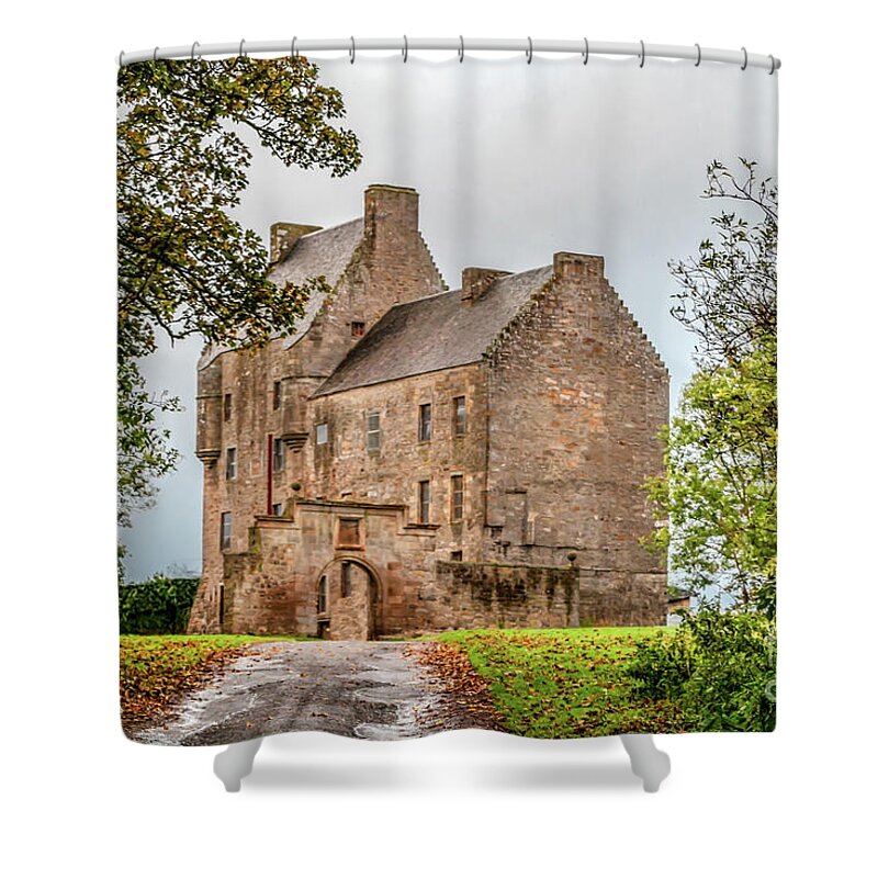 Outlander Television Series Shower Curtain featuring the photograph Magnificent Lallybroch by Elizabeth Dow