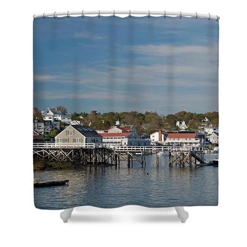 Scenics Shower Curtain featuring the photograph Maine by Frankvandenbergh