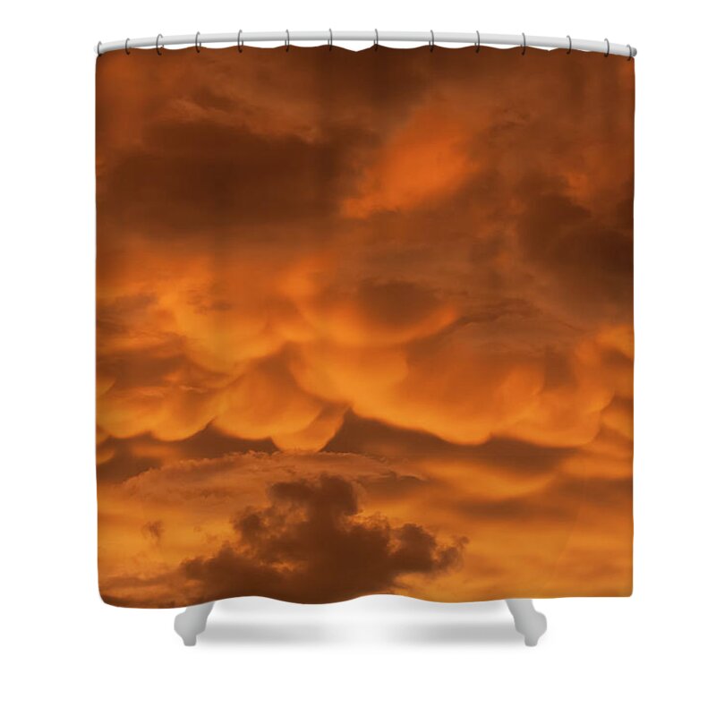 Mammatus Clouds Shower Curtain featuring the photograph Mammatus Clouds by Paul Rebmann