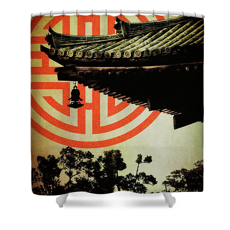 Roof Shower Curtain featuring the photograph Memories of Japan 5 by RicharD Murphy