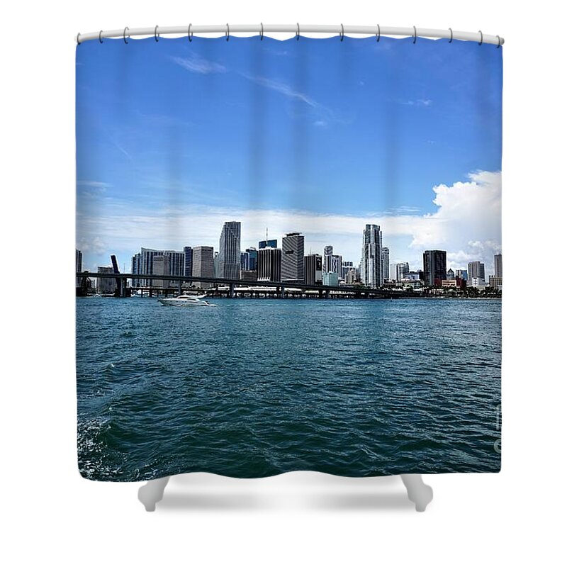Miami Shower Curtain featuring the photograph Miami1 by Merle Grenz