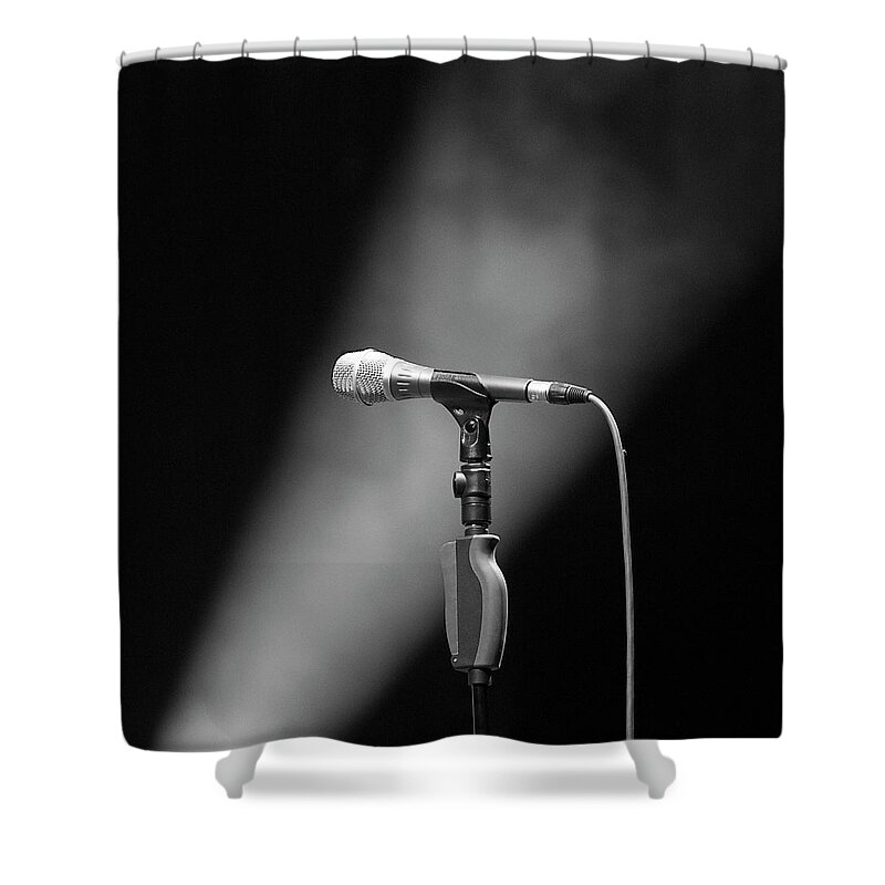 Performance Shower Curtain featuring the photograph Micro by Fotografiiando El Mundo