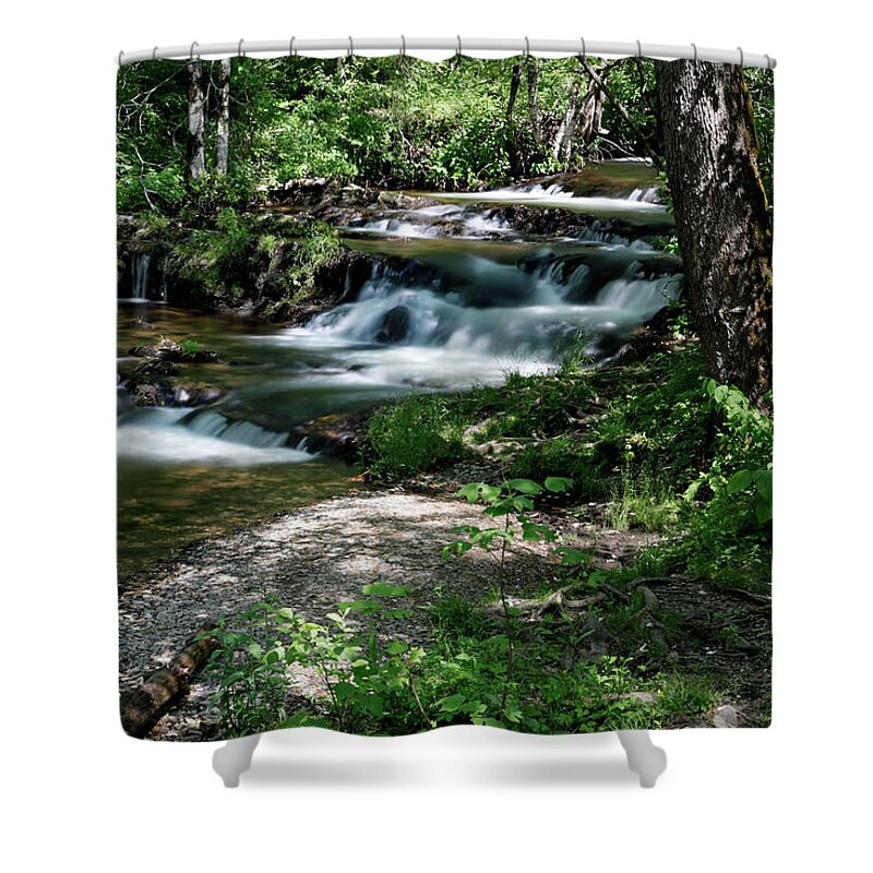 Mill Shower Curtain featuring the photograph Mill Creek by Nicholas Blackwell