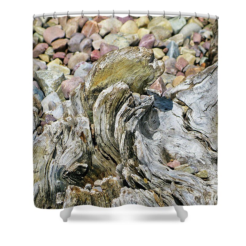 Grand Tetons Shower Curtain featuring the photograph Mixed media 1 by Segura Shaw Photography