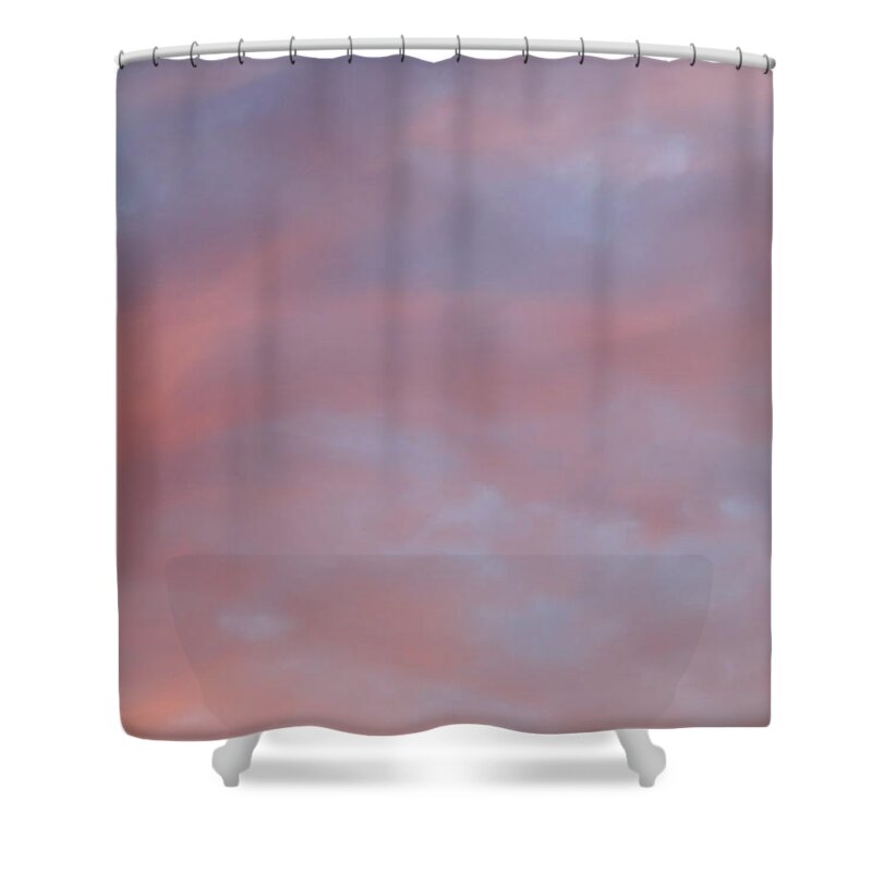 Monday Shower Curtain featuring the photograph Monday Skies - Rose by Nicholas Blackwell