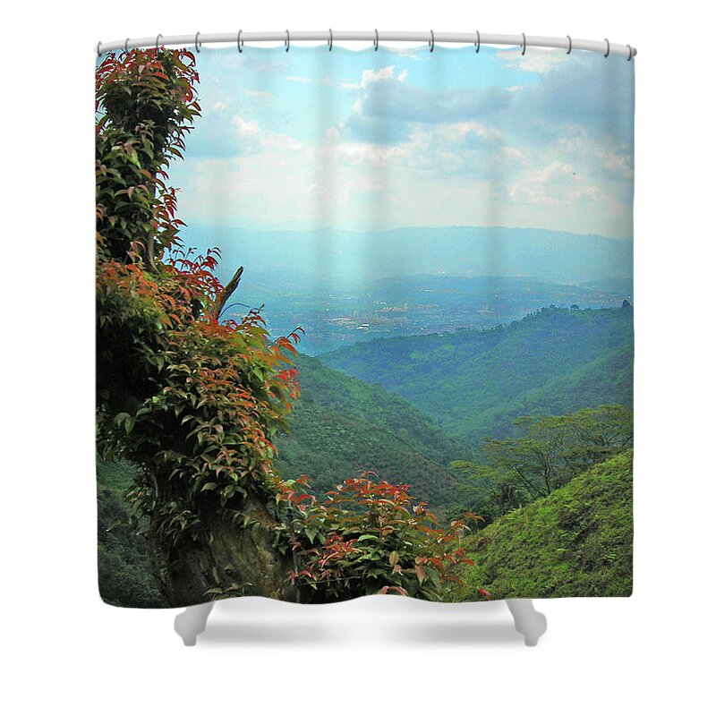 Scenics Shower Curtain featuring the photograph Montains Colombia by Fred Fraces