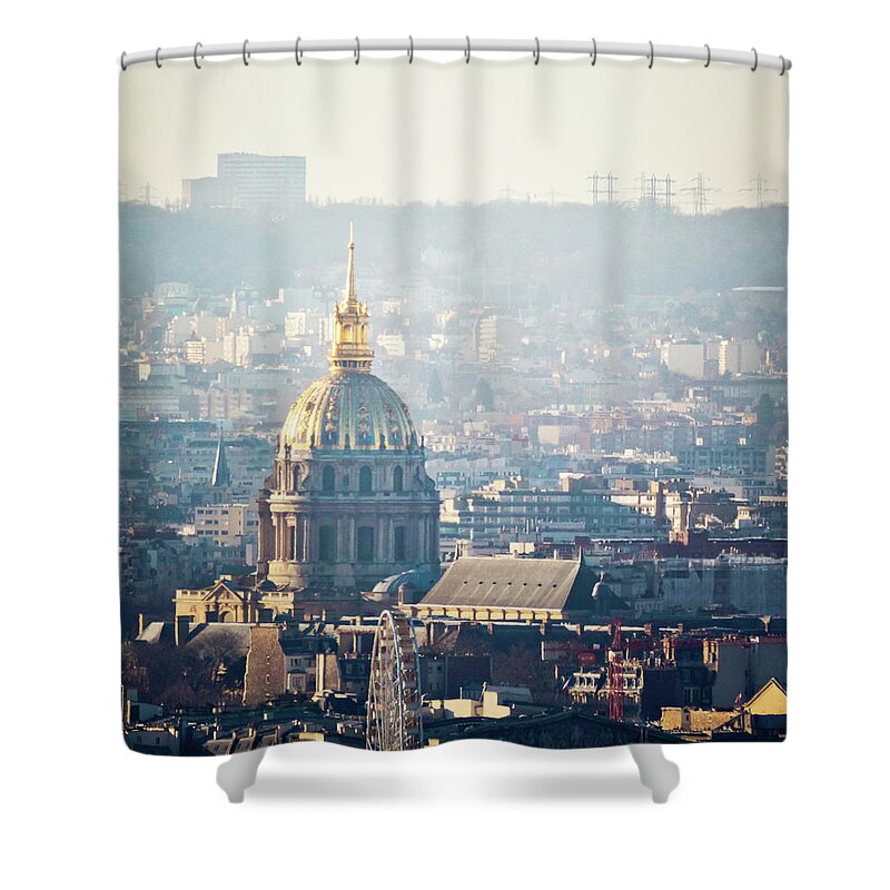 Outdoors Shower Curtain featuring the photograph Montmartre Sacre Coeur by By Corsu Sur Flickr