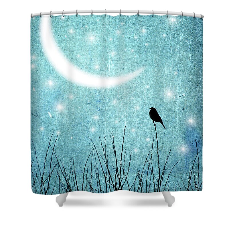 Animal Themes Shower Curtain featuring the photograph Moonlight Sonata by Marta Nardini