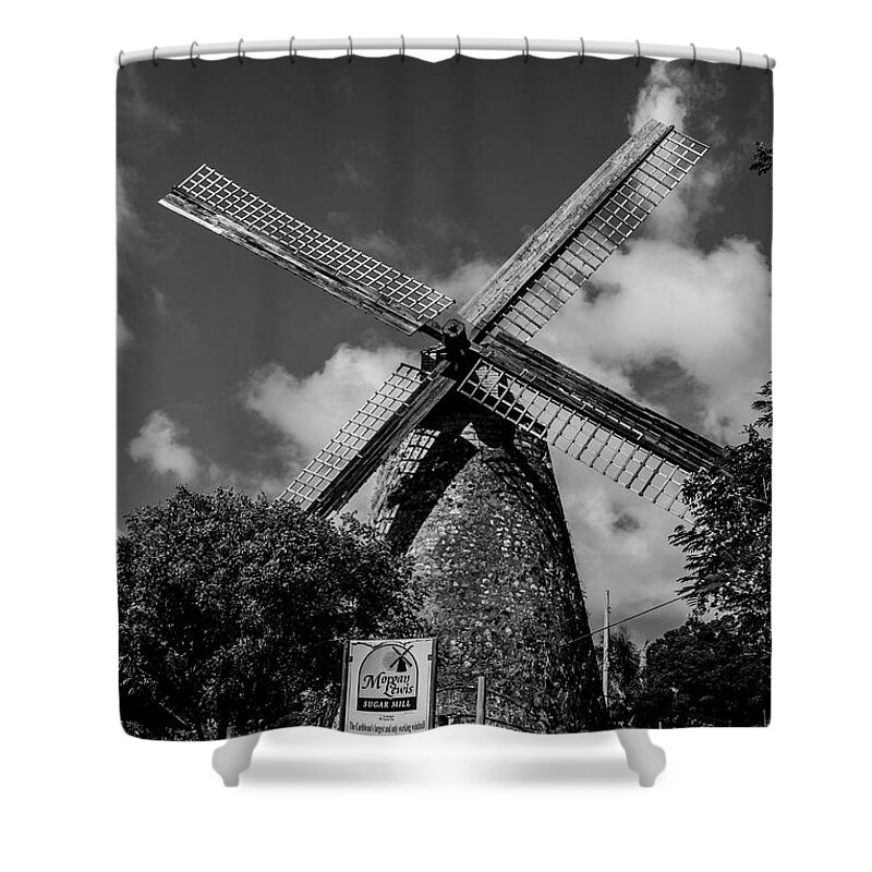 Windmill Shower Curtain featuring the photograph Morgan Lewis Mill 2 by Stuart Manning