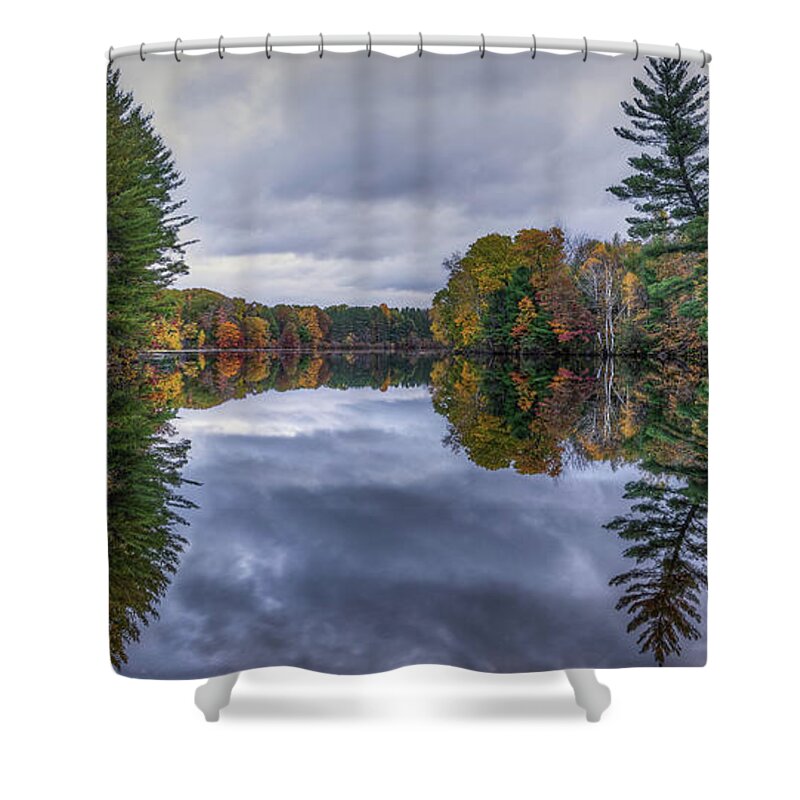 Reflection Shower Curtain featuring the photograph Morning Reflections by Brad Bellisle