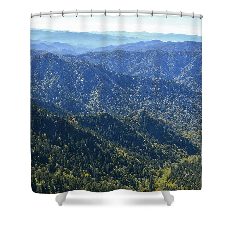 Mount Leconte Shower Curtain featuring the photograph Mount LeConte 12 by Phil Perkins