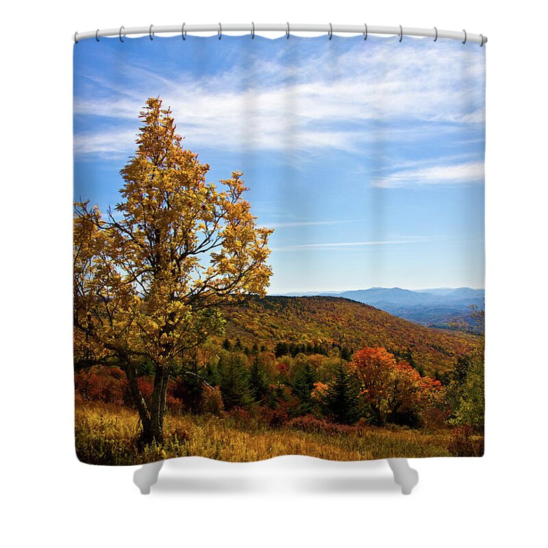 Mount Rogers Shower Curtain featuring the photograph Mount Rogers by Greg Smith