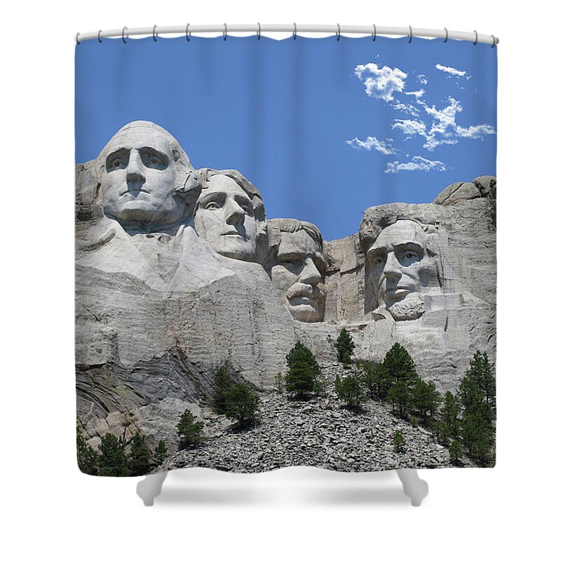 Mount Rushmore Shower Curtain featuring the photograph Mount Rushmore by Gary Gunderson