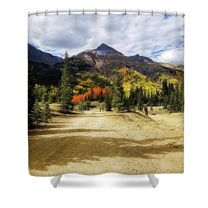 Colorado Shower Curtain featuring the photograph Mountain View by Elizabeth M