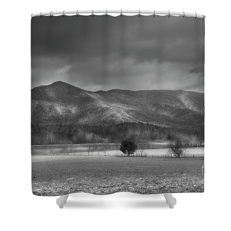 Smoky Mountains Shower Curtain featuring the photograph Mountain Weather by Mike Eingle