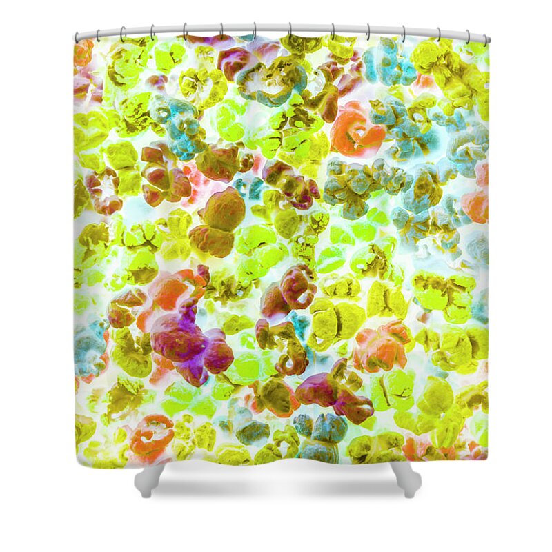 Snack Shower Curtain featuring the photograph Movie munchies by Jorgo Photography