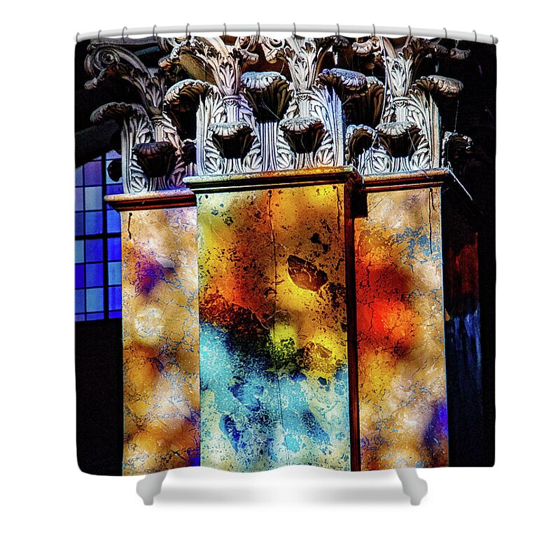 Italia Shower Curtain featuring the photograph Multi-Glass by Joseph Yarbrough