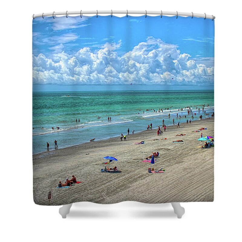 Myrtle Beach Shower Curtain featuring the photograph Myrtle Beach South Carolina by Paulette Thomas