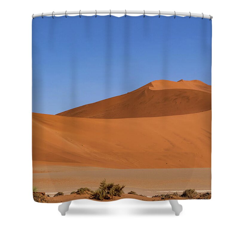 Desert Shower Curtain featuring the photograph Namibia Desert by Mache Del Campo