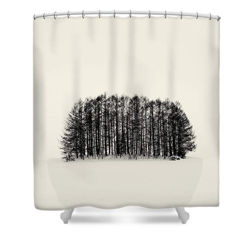 Tranquility Shower Curtain featuring the photograph Natural Symmetry by Mark Voce Photography