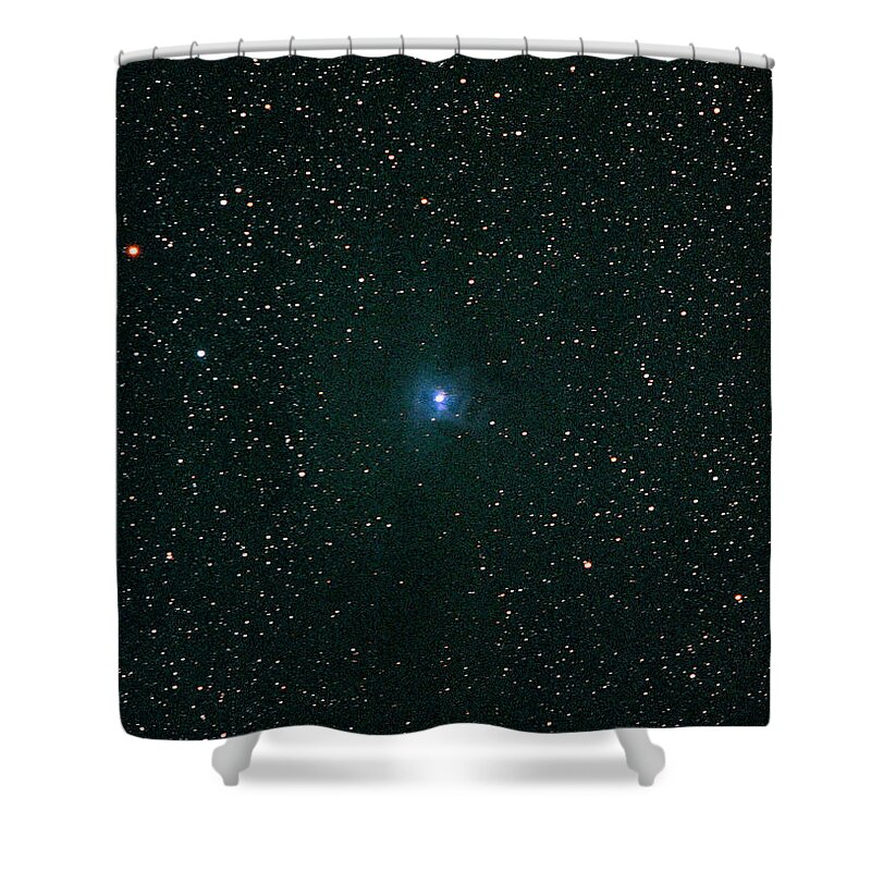 Black Color Shower Curtain featuring the photograph Nebula by Imagenavi
