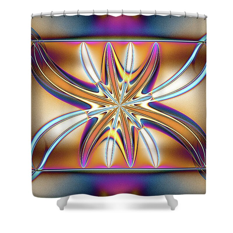 Shower Curtain featuring the digital art Nehemiah by Missy Gainer